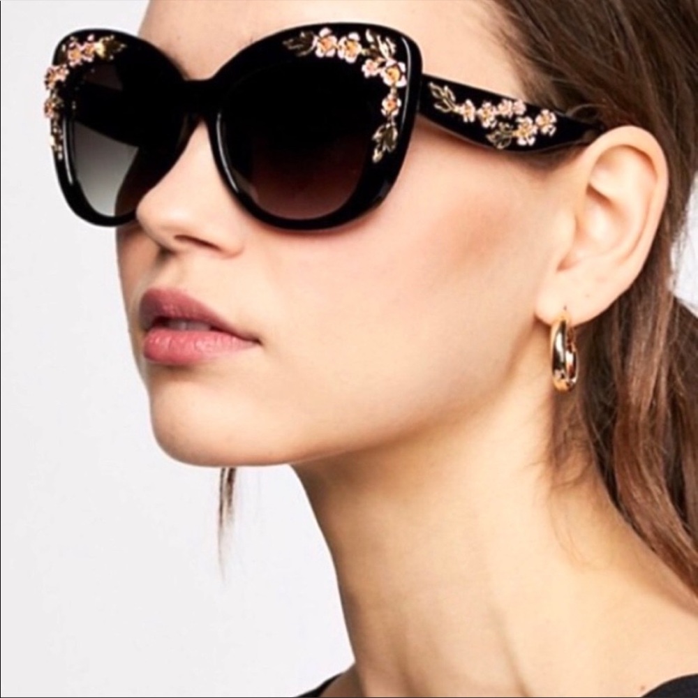 New! Oversized Cat Eye Sunglasses - Picture 3 of 10